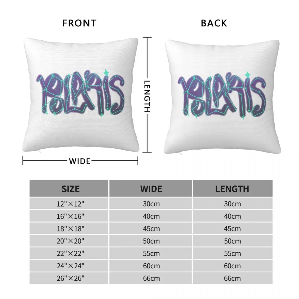 Polaris Saiko 1371KM Pillowcase Cushion Comfort Throw Pillow Sofa Decorative Cushions Used for Home Bedroom Living Room