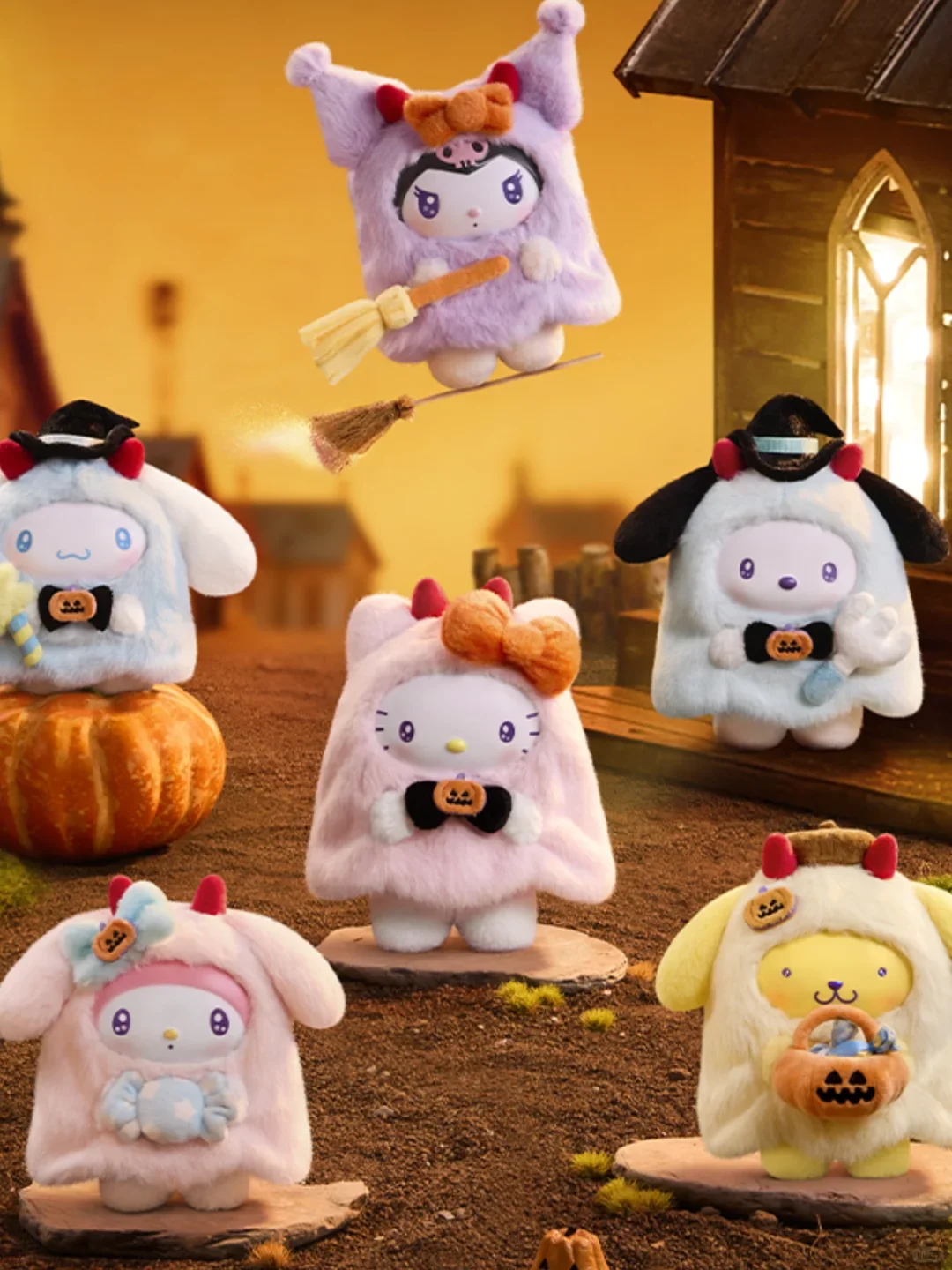 

New Arrival Presale Genuine Hello Kitty Halloween Series Vinly Blind Box Candy Carnival Night Festival Gift