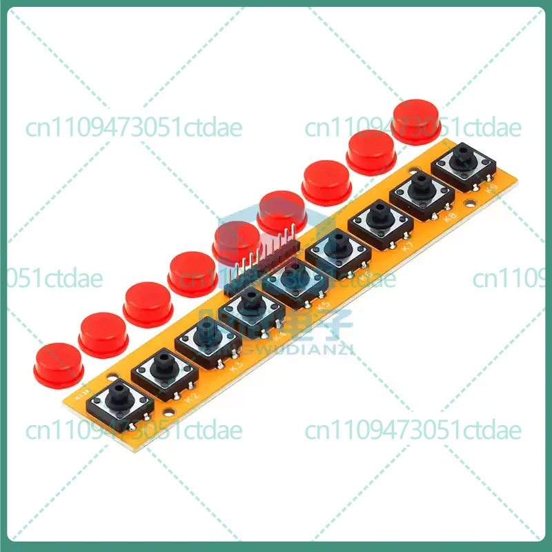5-25pcs For 9-Key Button Module Trigger Signal for Voice Playback