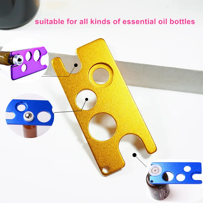 1PC Metal Essential Oil Bottle Opener Key Tool Remover for 1ml To 100ml Roller Balls and Caps Tools Kitchen Gadgets Accessories