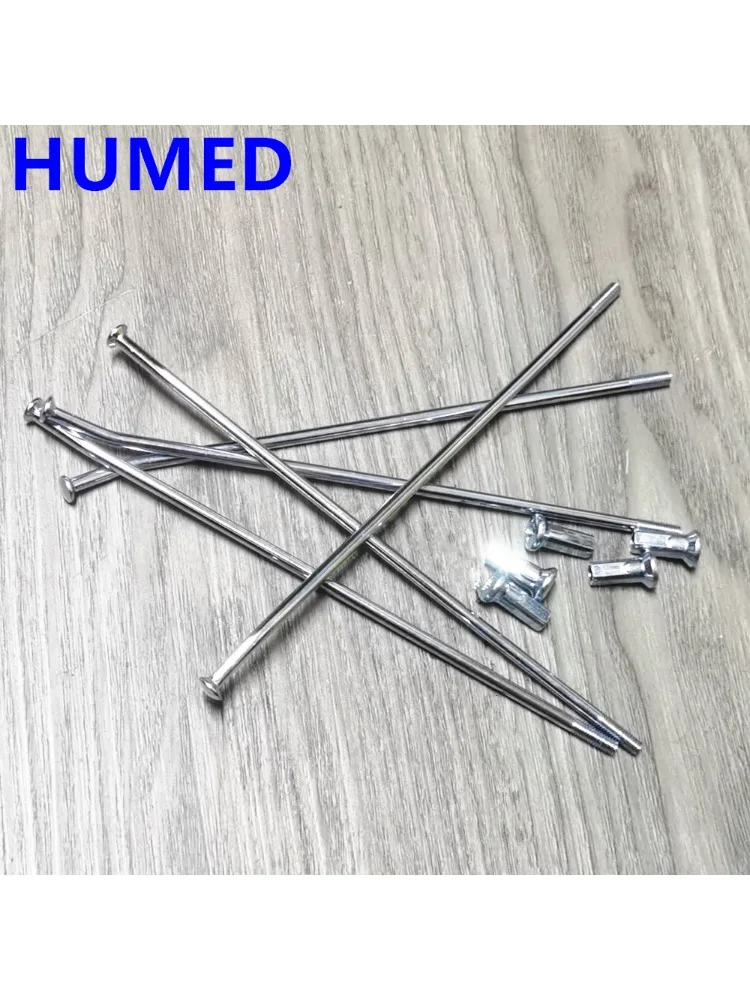 AliExpress NONE 5pcs/lot Motorcycle Spoke 45#Steel Diameter 3.2/3.5/4.0mm 152mm-250mm Racing Off-Road Motorcycle Dirt Bike Steel Wire Spokes