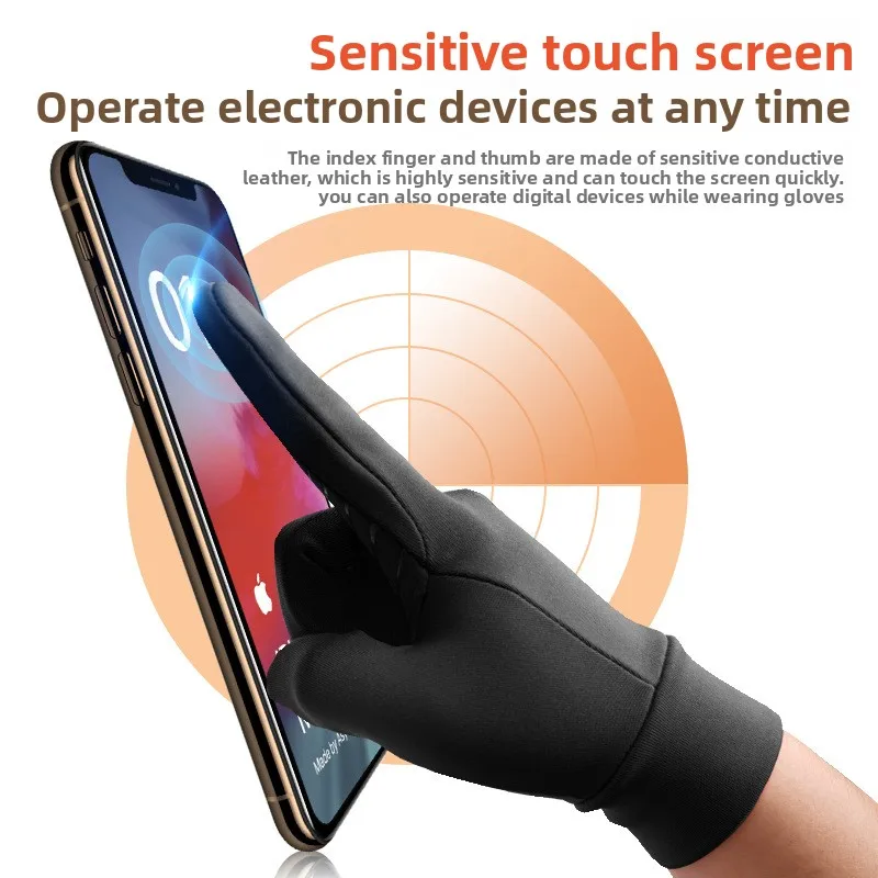Gift Box Gloves Unisex Waterproof Windproof Non Slip Touch Screen Thick Warm Winter Sports Ski Cycling One Size