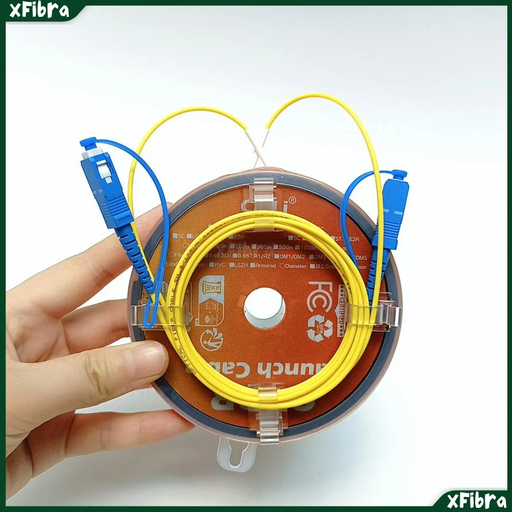 

Волоконно-оптический кабель запуска 100/500 м, одномодовый тестовый удлинитель SC/FC/LC OTDR для устранения мертвой зоны