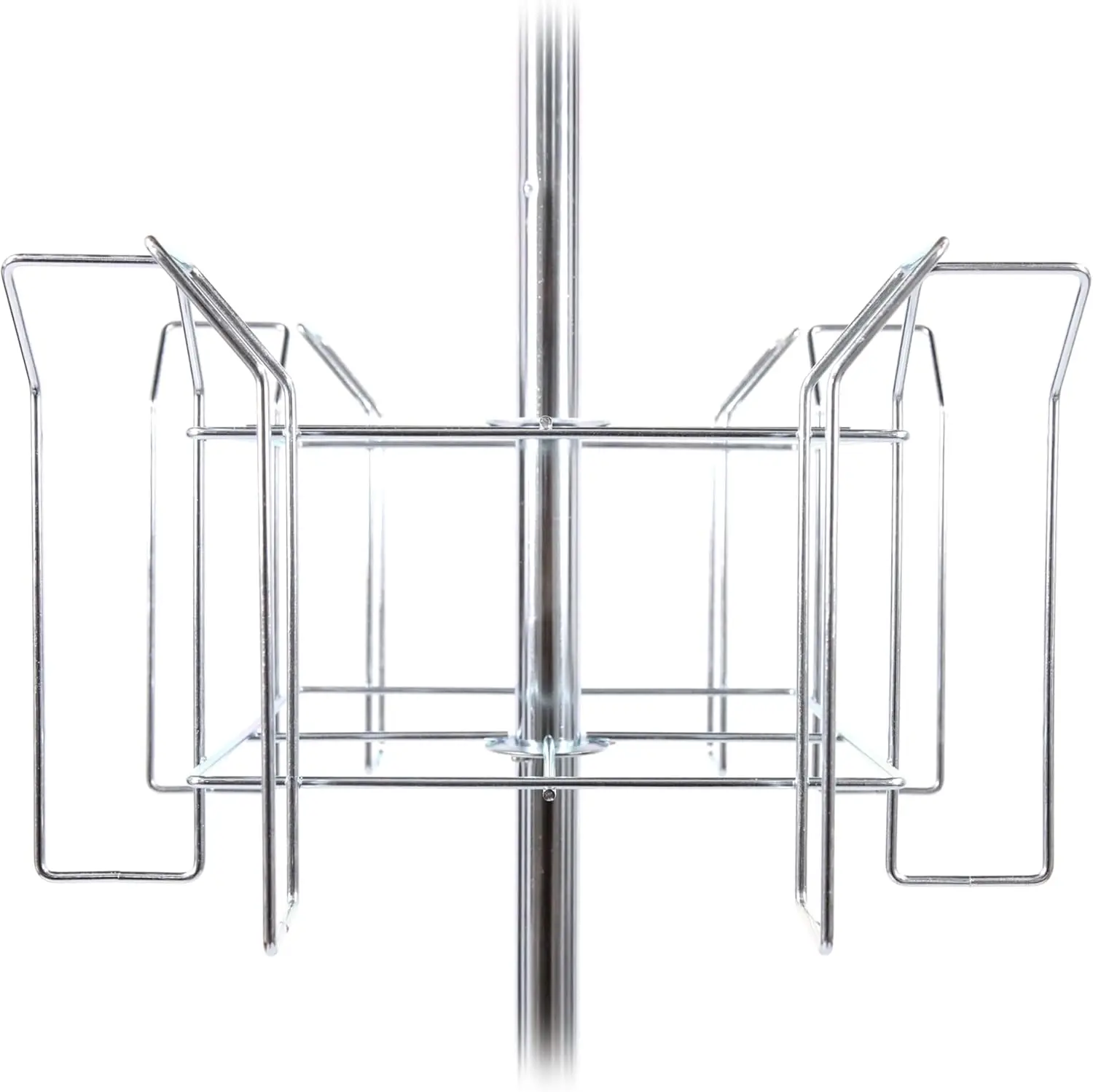 re Rack - 64'H x 16"D - 16 Pockets Total - Sleek Floor Standing Book Display Rack for Periodicals - Sturdy Comic Book Display St
