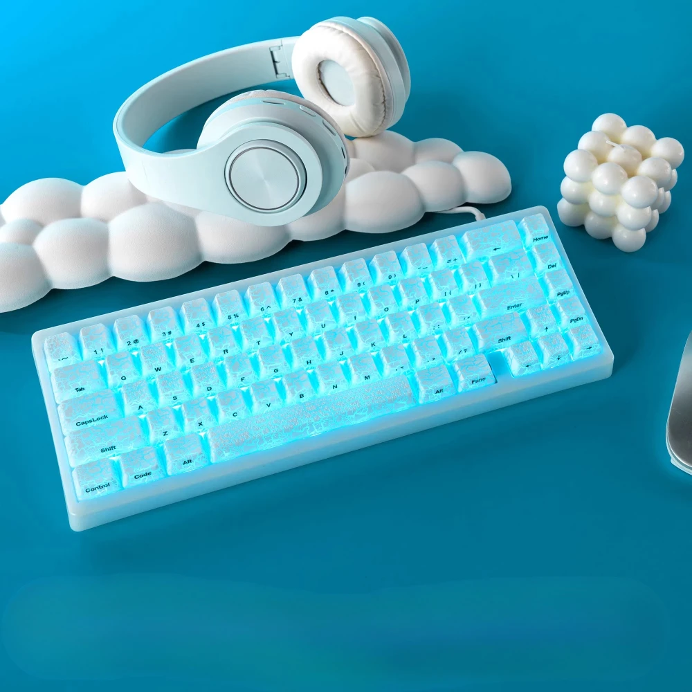 

Key Caps Mechanical Keyboard Side Carving Photic Keyboard Keycaps for 60/61/65/68/75/80/84/87/98/104 Keycaps Resin PC Material