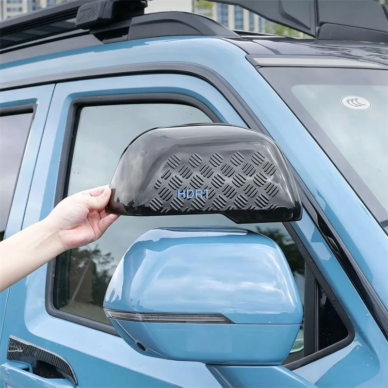 For GWM Tank 700 2024 + Rear View Mirror Rain Visor Side Reverse Wing Mirror Cover Car Styling Protector Decoration Accessories