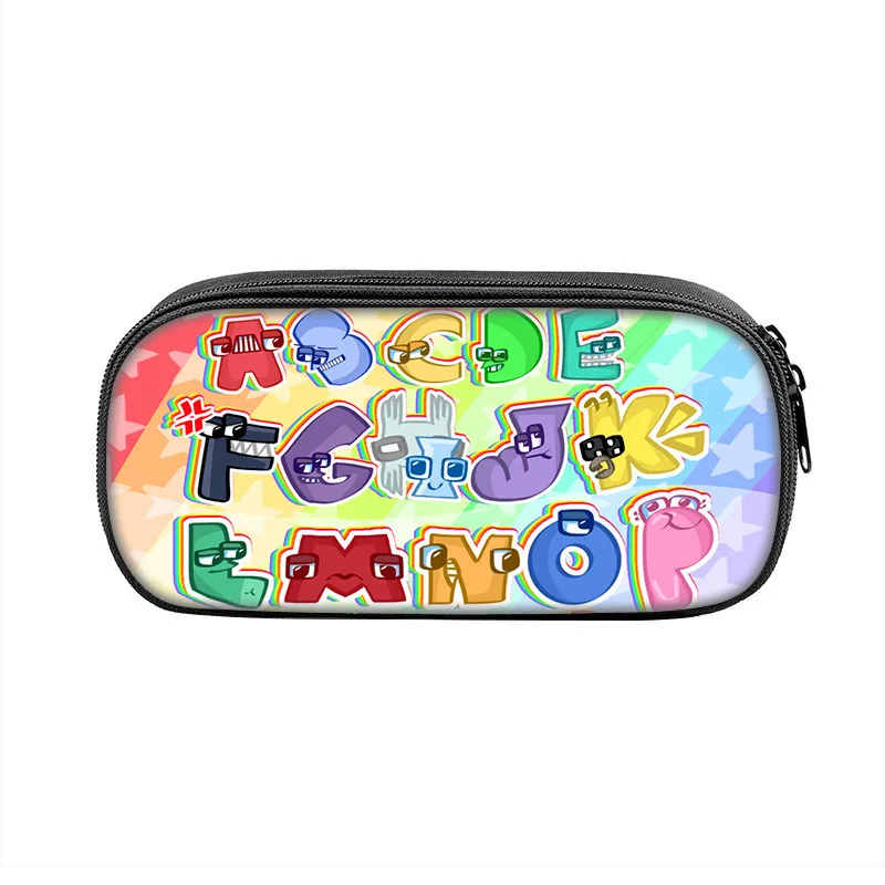 New Alphabet Lore Alphabet Legend Multi functional Pencil Bag Stationery Bag Korean Edition Pencil Storage Bags