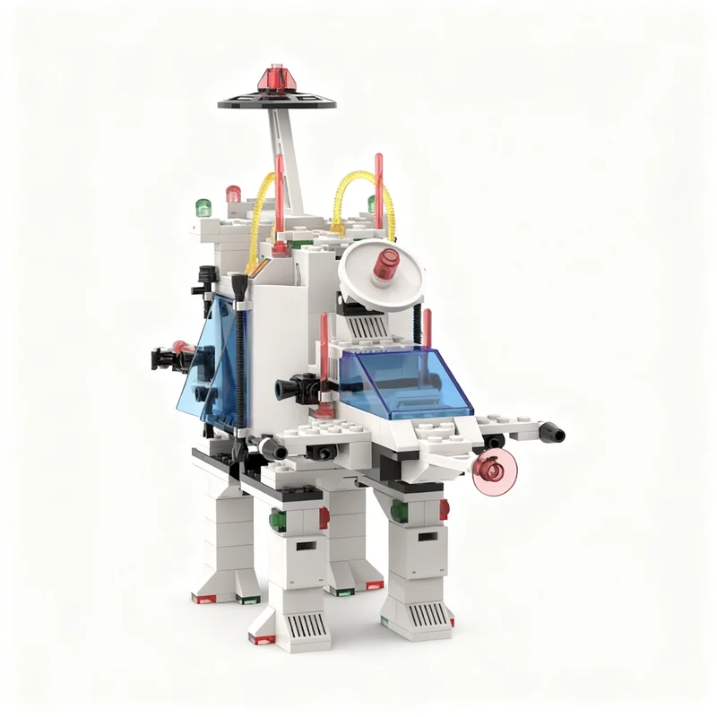 293pcs MOC Lunar Guardian Walker Model Building Blocks Construction Toys Christmas Gift Education DIY Birthday Creative Assemble