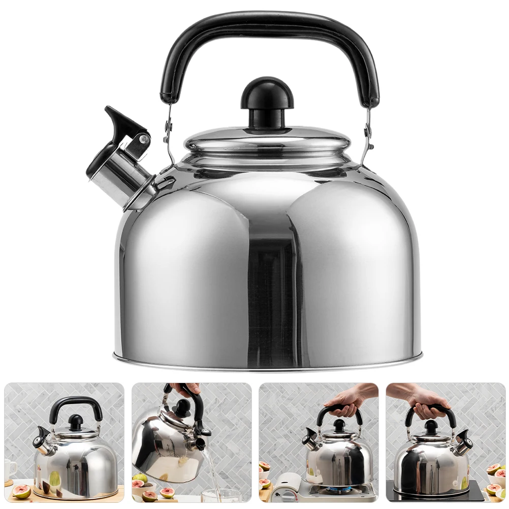 

Нержавеющая сталь 5л термостойкая ручка быстрый нагрев большой емкости бытовой чайник для газа индукции