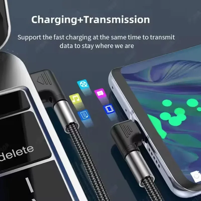 USB Type C to USB C Cable PD 100W Fast Charger for Samsung Xiaomi Macbook iPad Quick Charge 4.0 5A USB C Charge Cord