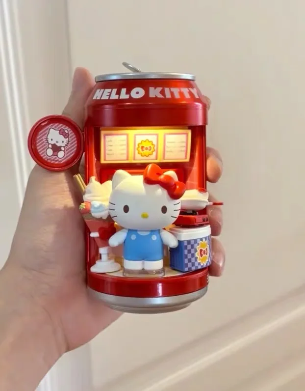 Auf Lager Original Sanrio Blind Box Soda Can Dessert Shop Serie Echte Kreative Beleuchtete Dekoration Sammlerstücke Geschenke – Detail 10