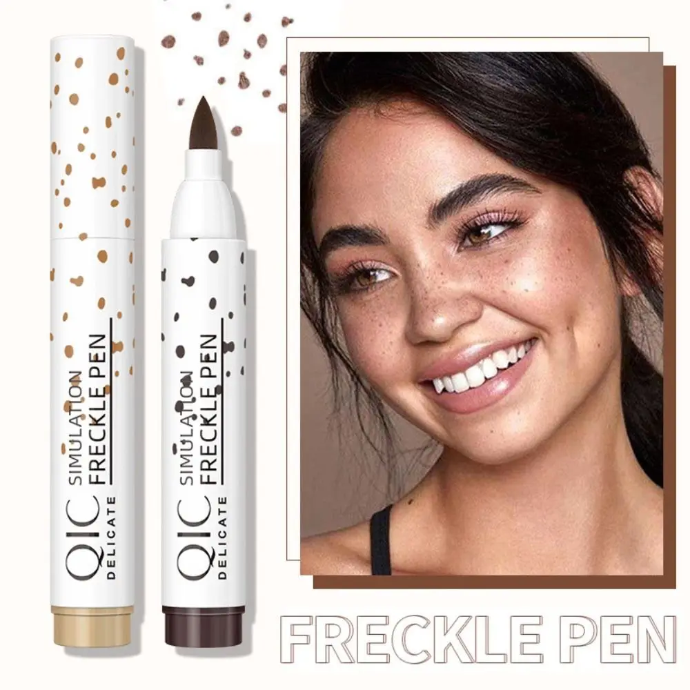 เหมือนจริง Faux Freckle ปากกาแต่งหน้า Tattoo ธรรมชาติจําลอง Face Spot ปากกายาวนาน Quick Dry Freckle แต่งหน้าเครื่องมือหญิง