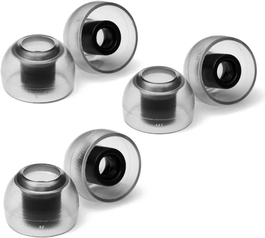 AZLA Crystal Standard Earbud Tips Eartips for SE846 t9ie wf1000xm4 A4000 ie900 SednaEarfit Crystal Standard with 2.5-3.5mm