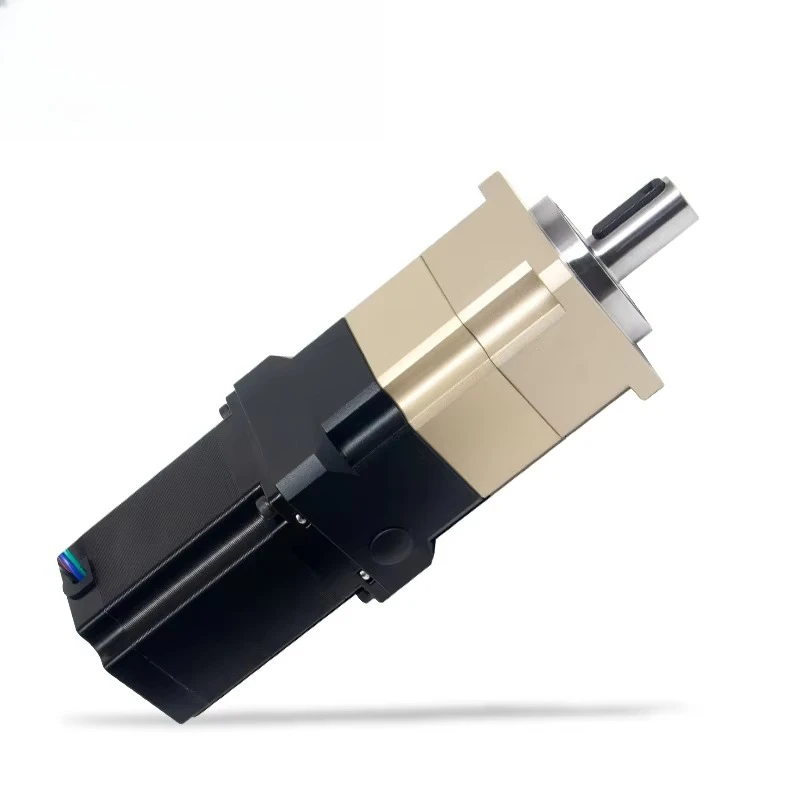Big Torque 45Nm DC 5 Arcmin Helical Planetary Gearbox With Nema17 Nema23 Stepper Motor Ratio 3-100 Step Motor with Reducer