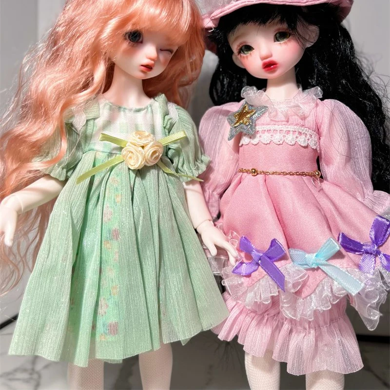 30cm Bjd Doll Clothes Lolita Dress Doll Accessories 1/6 BJD doll Accessories Dress DIY Dress Up Doll Accessories Girl Toy Gift