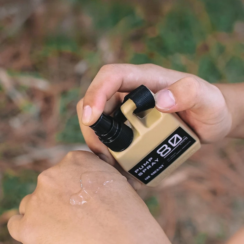 Outdoor 80ml Spray Bottle Buckle Type Alcohol Watering Can Press Type Disinfectant Sub-bottling Travel Portable Plastic Pot