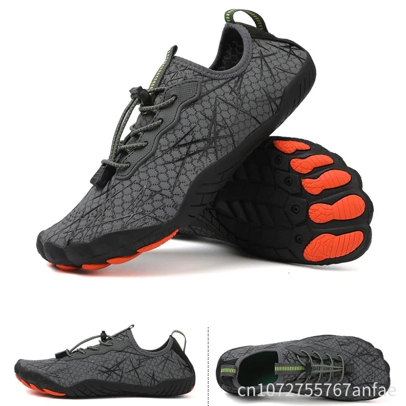 

Summer Quick-Drying Beach Water Shoes Unisex Swimming Aqua Slippers Outdoor Activities Surfing on The Sea Five Finger Sandals
