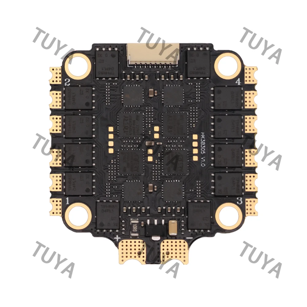 3B60A 4-in-1 ESC 2S-6S Lipo PWM Oneshot125 Dshot for High-performance FPV Racing Drones Freestyle Drones UAV Accessories