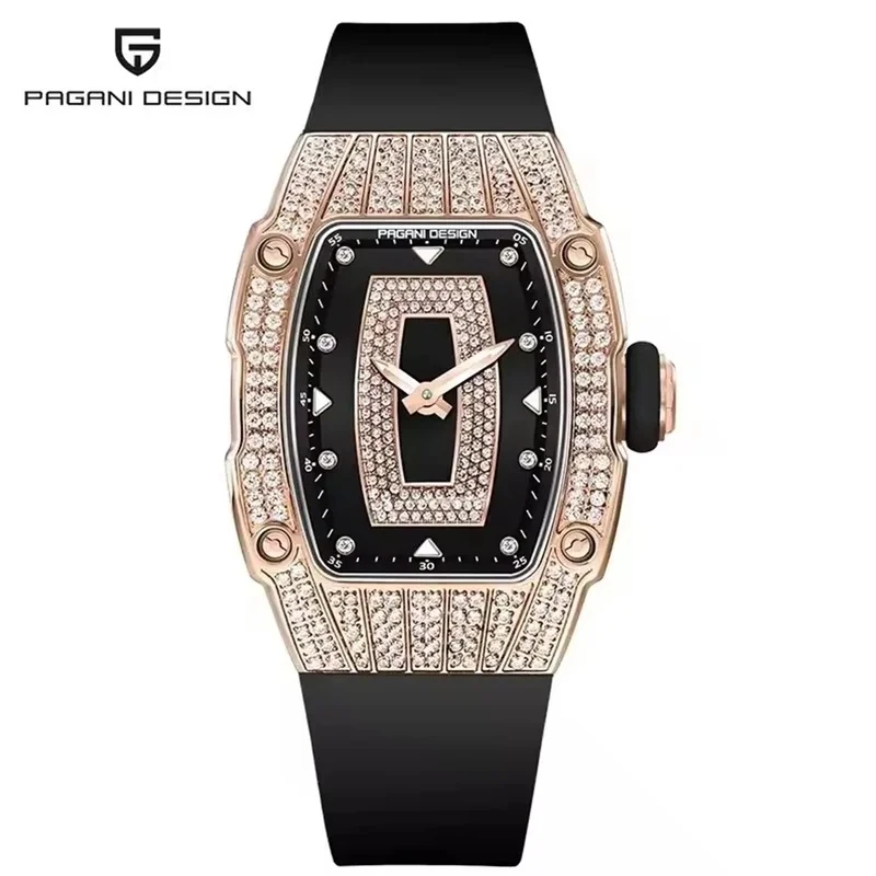 PAGANI DESIGN Ladies Quartz Watch Luxury Exquisite Sapphire Crystal Stainless Steel 50M Waterproof Women Wristwatch Gift For Her