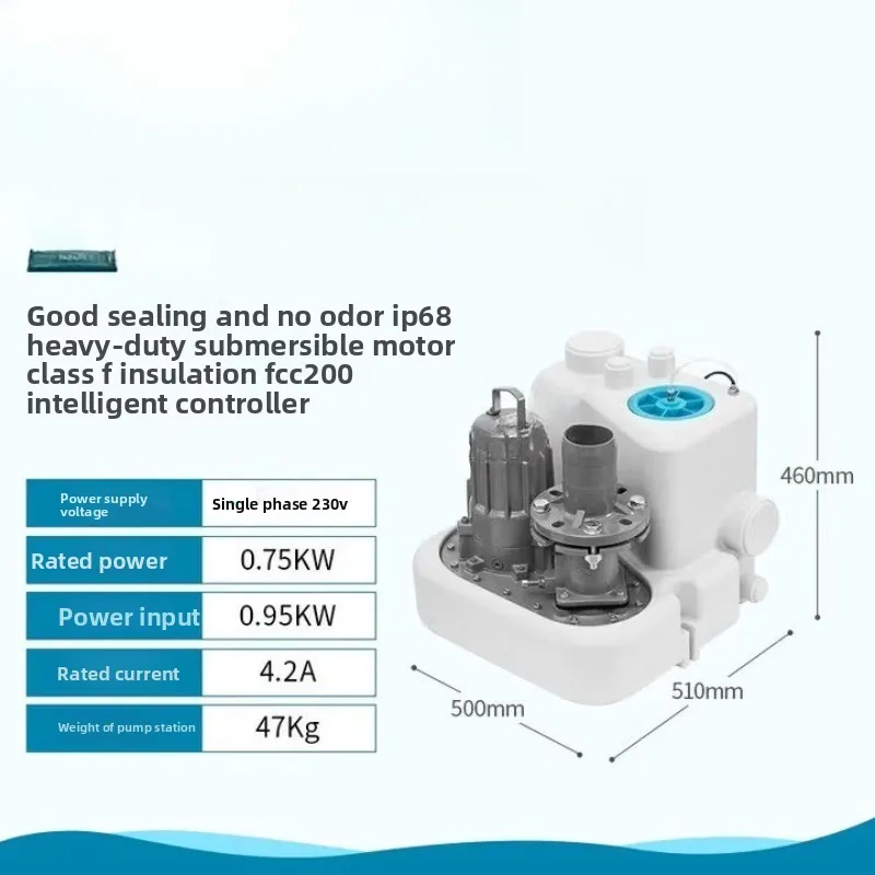 Sewage lifting pumping station bungalow villa shopping mall toilet sewage elevator