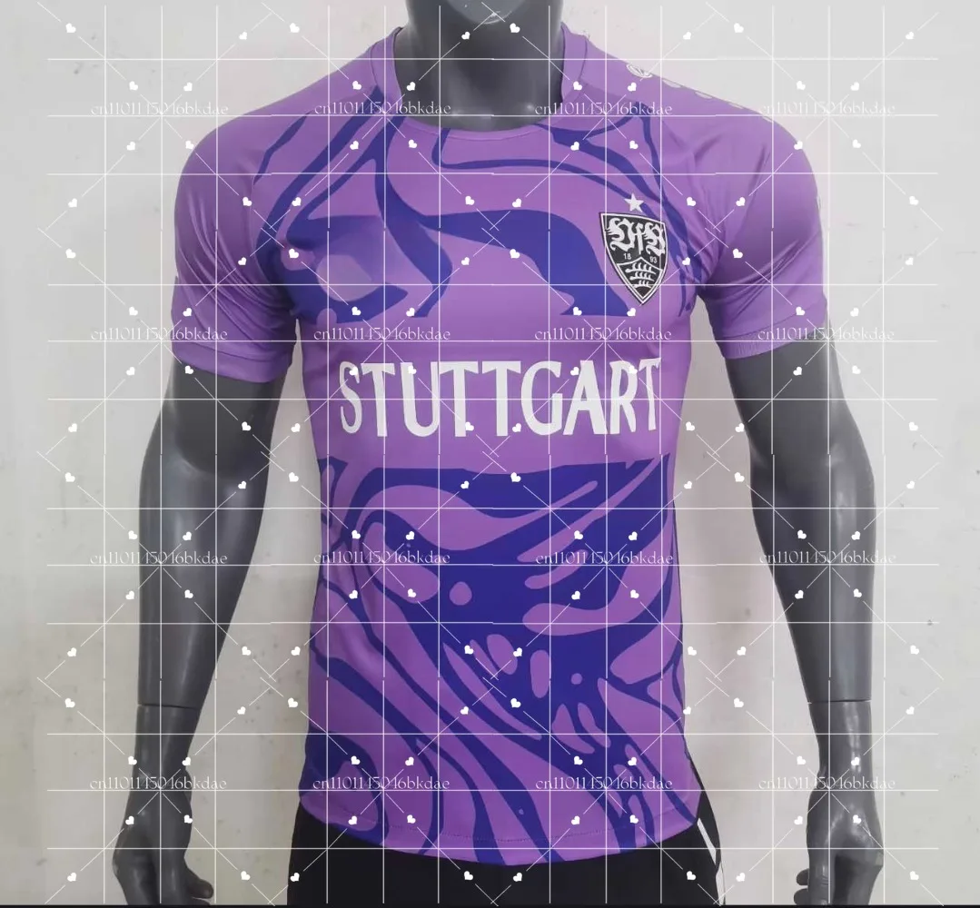

New 2025-2026 Stuttgart Purple Special Edition Football Shirt Short Sleeve Top Adult And Children's Sports Training Shirt