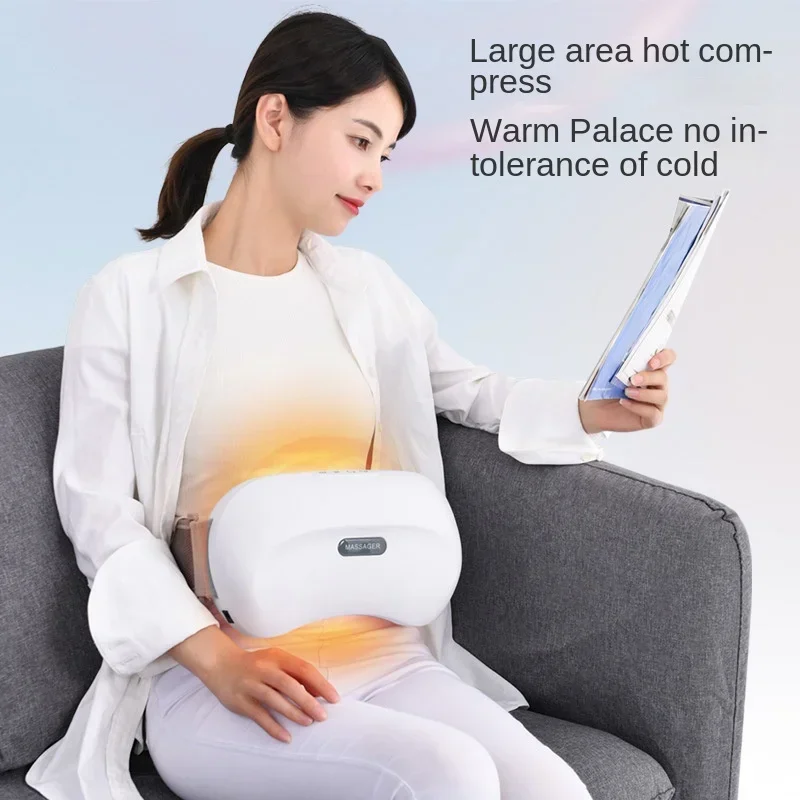 

Vibration Heating Electric Abdominal Massager Slimming Health Care Deep Abdominal Kneading Instrument Body Massage Physiotherapy