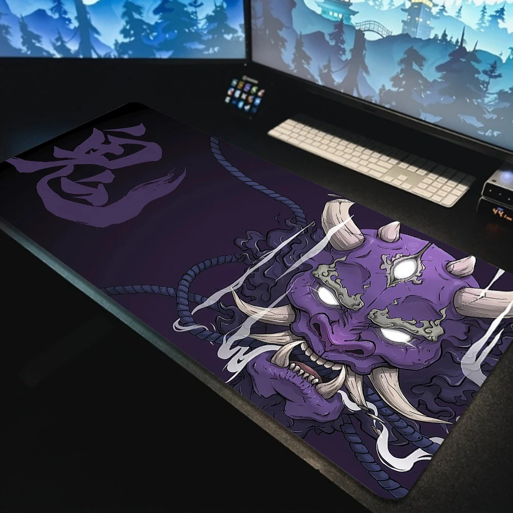 

Японский аниме черный Oni коврик для мыши большой настольный коврик игровые коврики резиновые противоскользящие прочные водонепроницаемые аксессуары для ПК коврики для мыши коврик