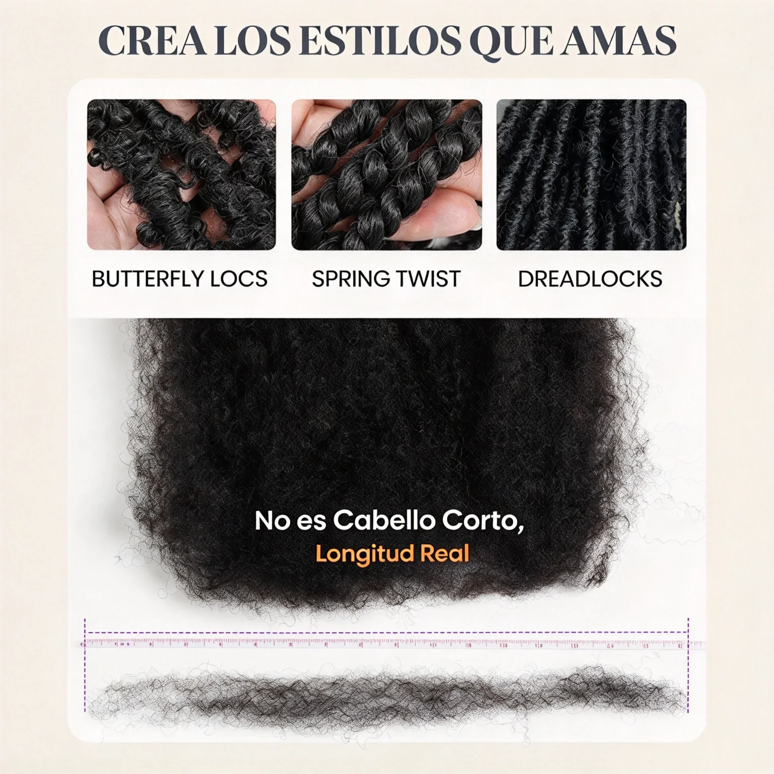 Natural Black Afro Kinky Curly Bulk Human Hair for Dreadlock Making 50G Unprocessed Human Hair Bulk Kinky Hair for Bohemian Locs