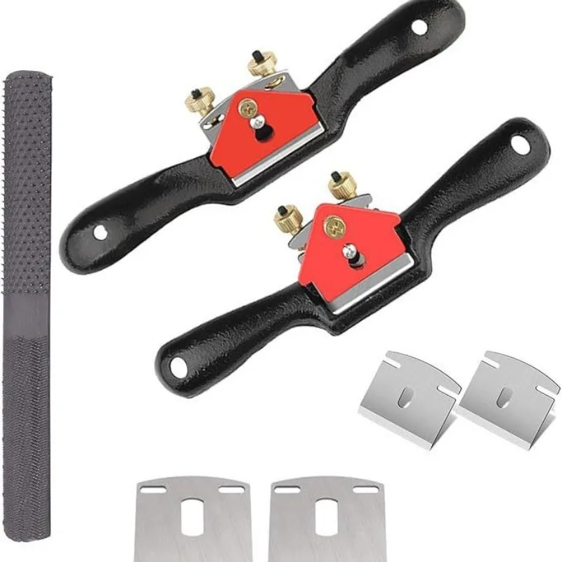 

Набор инструментов для ремонта спиц, регулируемый, 2 предмета, с 4 металлическими лезвиями, 4-сторонней деревянной напильник и ручным рубанком