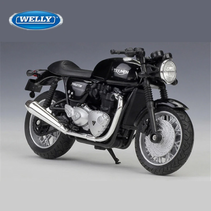 

WELLY 1:18 TRIUMPH Thruxton 1200 Alloy Motorcycle Model Diecasts Metal Street Racing Motorcycle Model Simulation Childrens Gifts