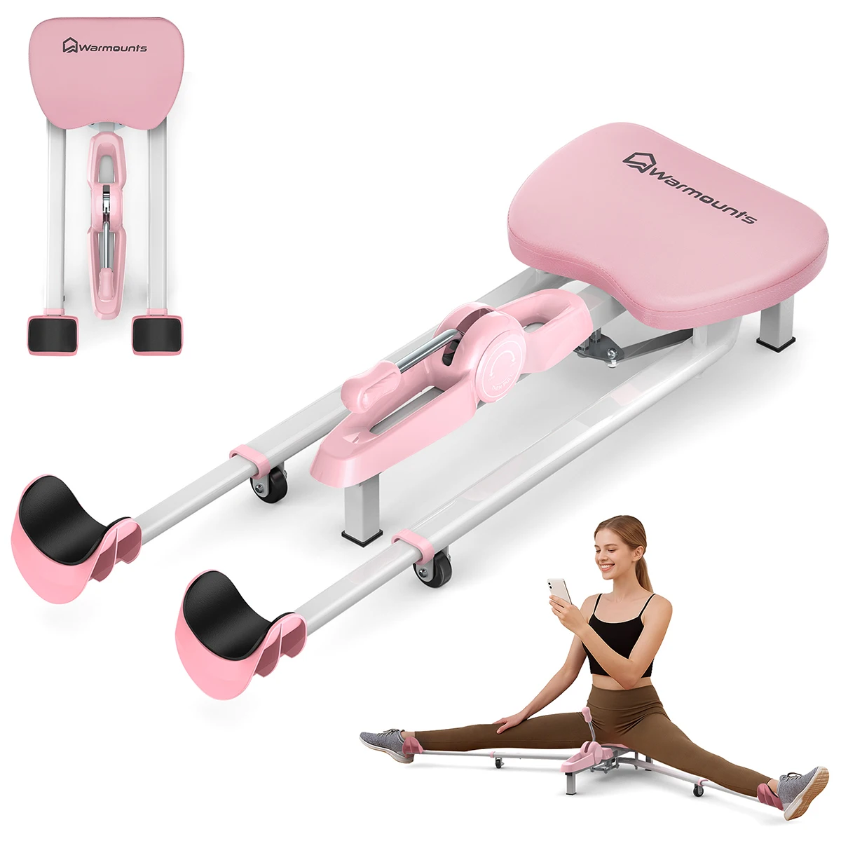 

Split Machine Leg Stretcher Split Machine for Flexibility Adjustable 0-190° Leg Stretching Equipment for Ballet Yoga Gymnastics