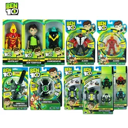 BEN10 Action Figures Omnitrix Ben Tennyson 10 Dolls Toy Watch Character Four Arms XLR8 Heatblast Diamondhead Grey Matter