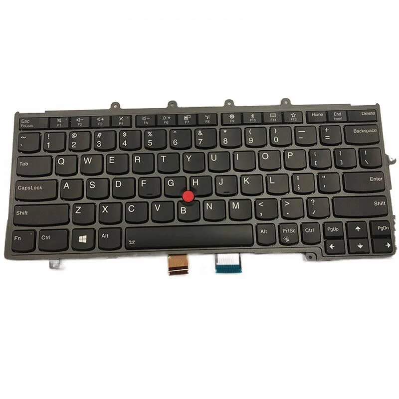 SS+New US Layout Backlit Keyboard PN:01EP062 For Lenovo ThinkPad X270 Laptop