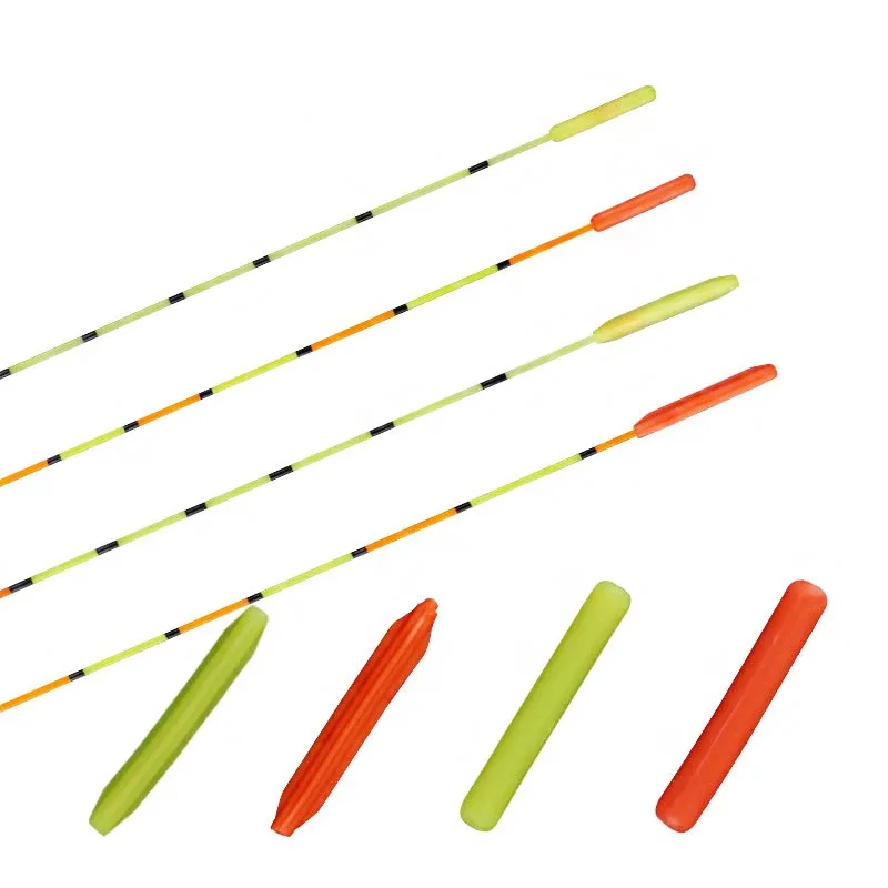 100PCS Float Tail Rubber Beans Bright Visual Bobber Indicator High Quality Fishing Tool Tackle Accessories