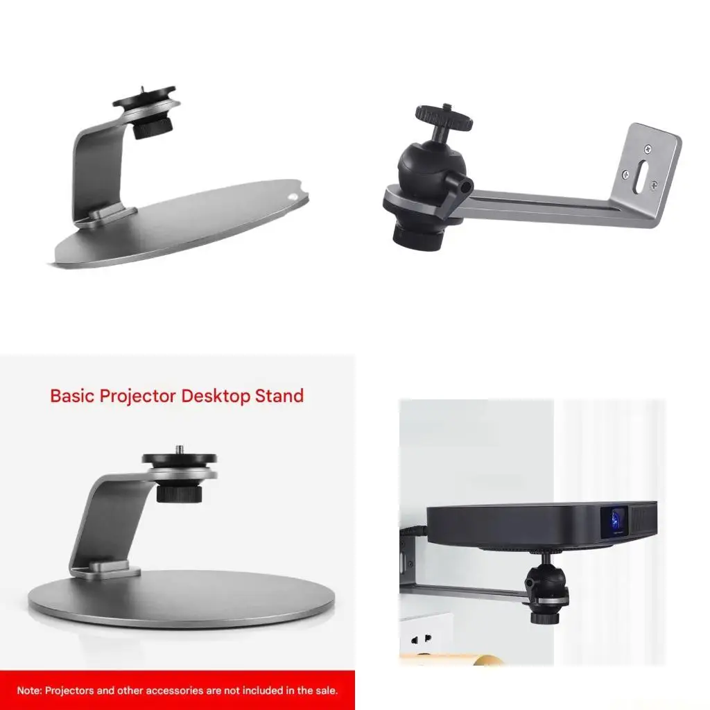 E56B Versatilitys Projector Wall Mount 360Swivel 20°Tilt Adjustment For Optimal Viewing In Homes Theater Office Environment