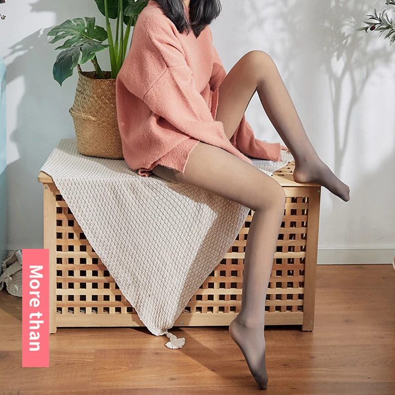 جوارب طويلة شتوية للسيدات لعام 2025 بخصر على شكل هيكل السمكة جوارب طويلة شفافة مثيرة جوارب حريرية أنيقة للسيدات ملابس داخلية ضيقة للسيدات