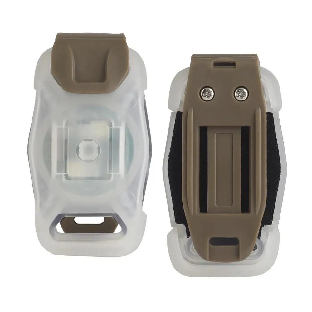 

NANO Tactical Helmet Signal Light 2 Modes Outdoor Hunting Sports Survival Safety Strobe Signal Light MOLLE System Hunting Airsof