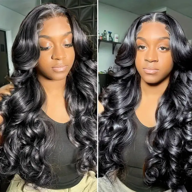 Rosabeauty Body Wave Lace Frontal Wig 13X4 Front Human Hair HD 13X6 Transparent 5X5 Ready To Wear Glueless Wig 250 Density