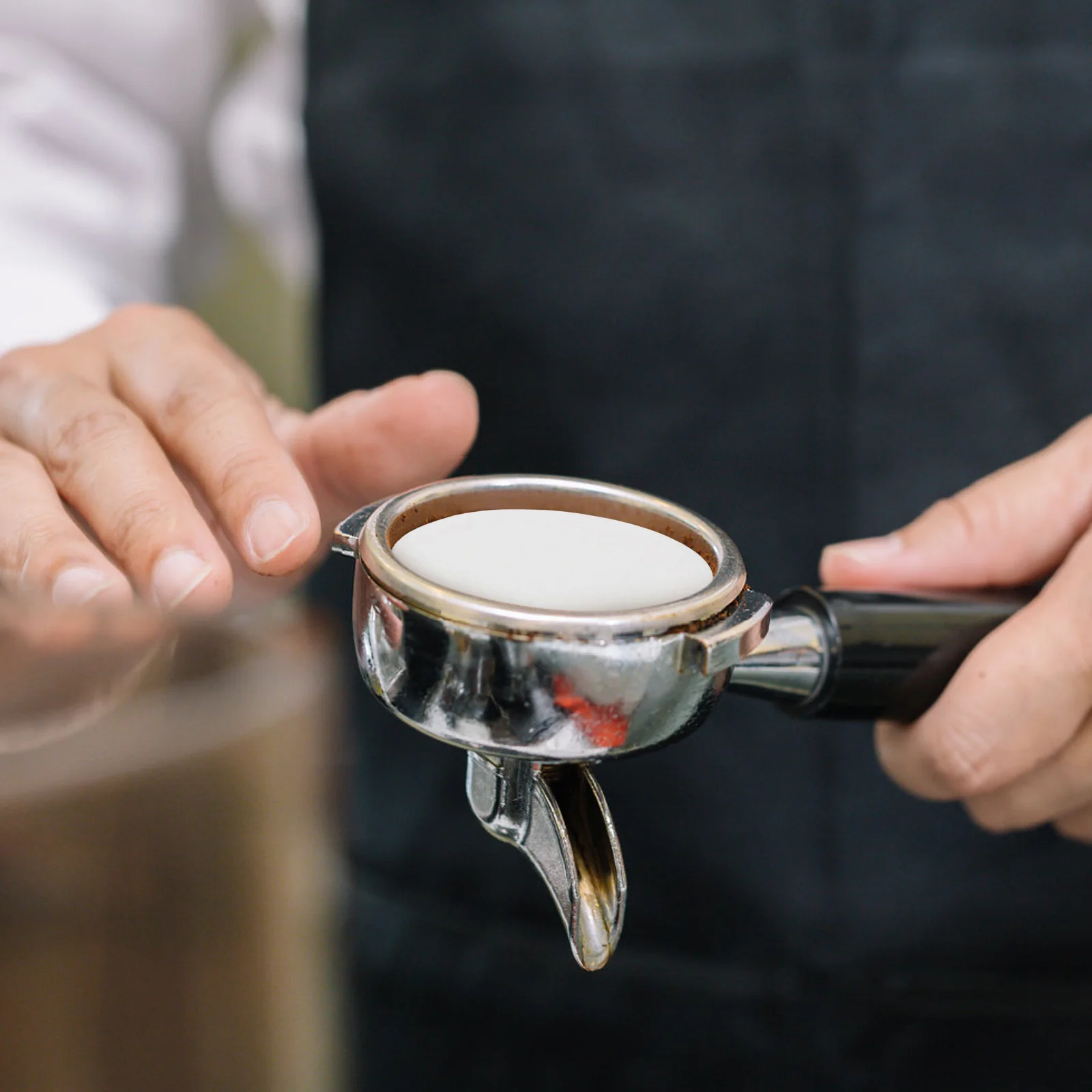 

100Pcs Round Espresso Filter Paper Coffee Machine Filters Disposable Pads for Cleaner Brew and Making Accessories