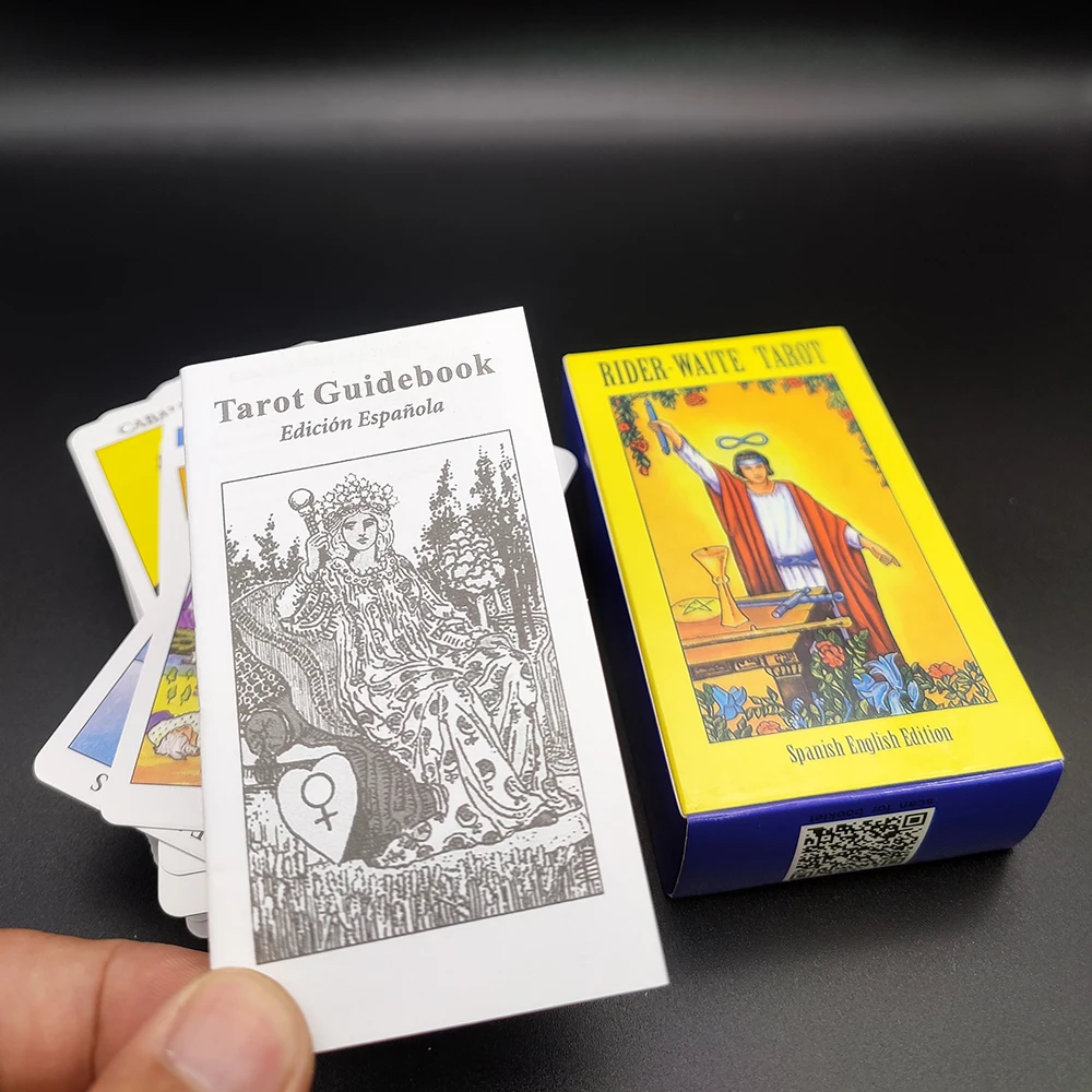 Tarot Cards in Spanish with Keywords on Cards,Beginner Tarot Cards,Keyword Tarot Deck, Learning Tarot