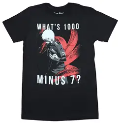 Tokyo Ghoul Mens T-Shirt - What's 1000 Minus 7 Ghoul Image