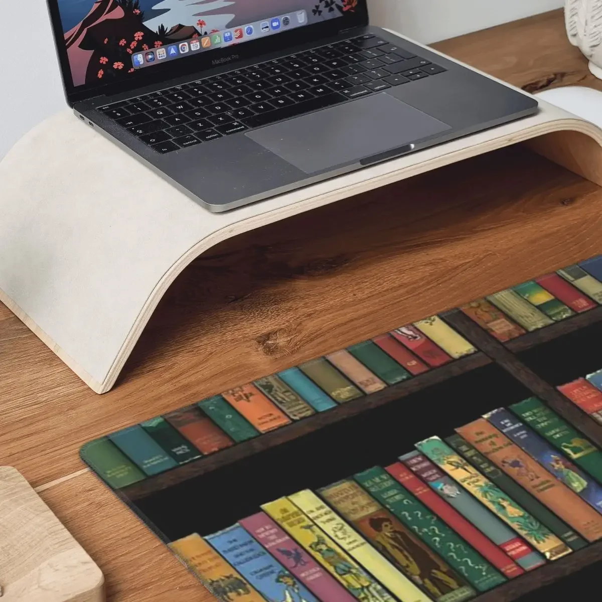 Education Library Book Large Mouse Pad Computer Keyboard Mouse Mat Gamer PC Laptop Desk Mat Office Accessories Table Mats