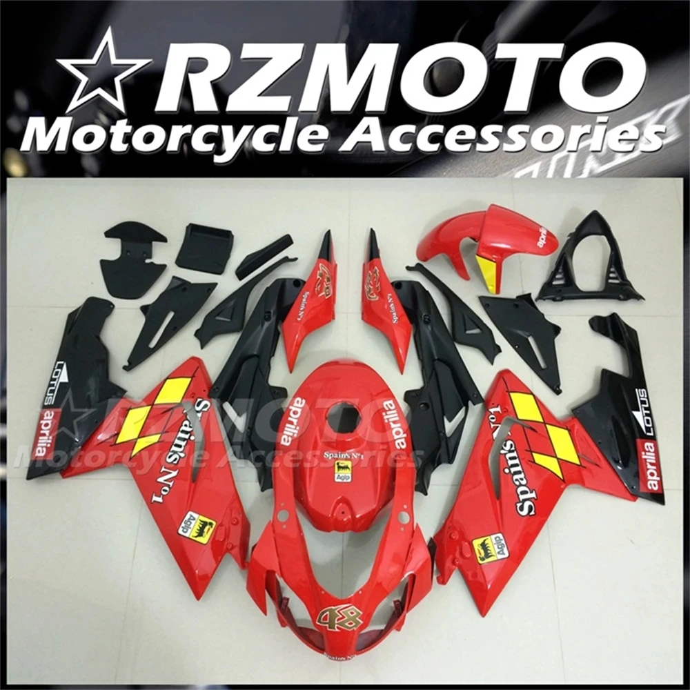 New ABS Motorcycle Fairings Kit Fit for Aprilia RS125 RS4 50 125 2006 2007 2008 2009 2010 2011 06 - 11 Bodywork set Red 48