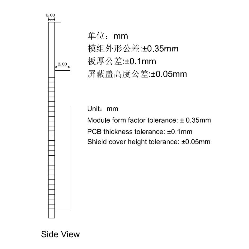 Module IoT double mode Tuya T5-E1 WiFi6/Bluetooth 5.4 faible consommation