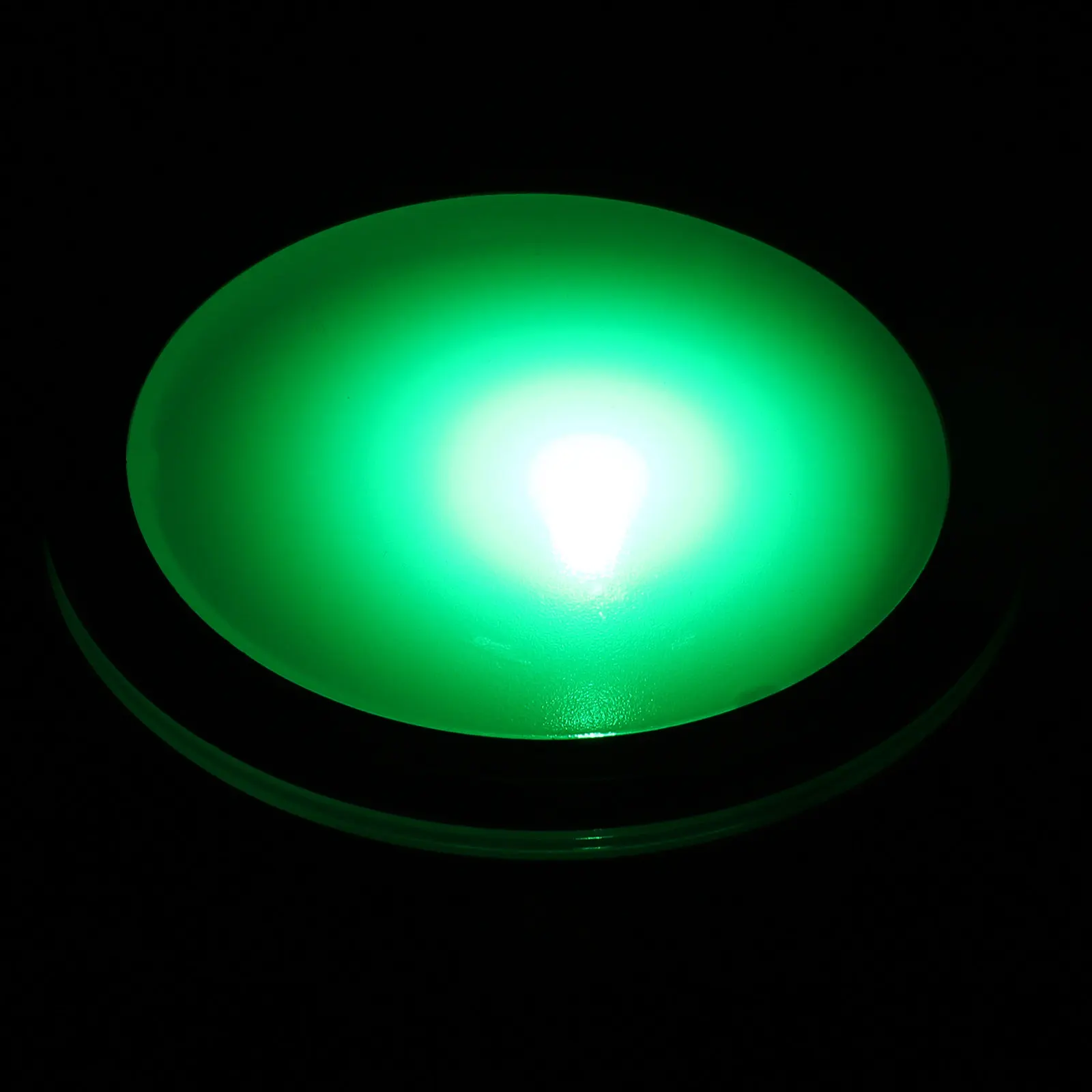Touch Sensitive LED Lamp Base with Crystal Ball, Colorful RGB Lighting for Home Decor and Display