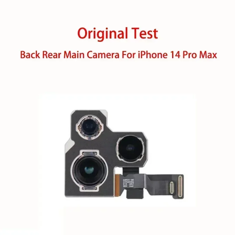 Ori Test Back Rear Main Camera with Flash Module Sensor Flex Cable for IPhone 14 Plus Pro Max