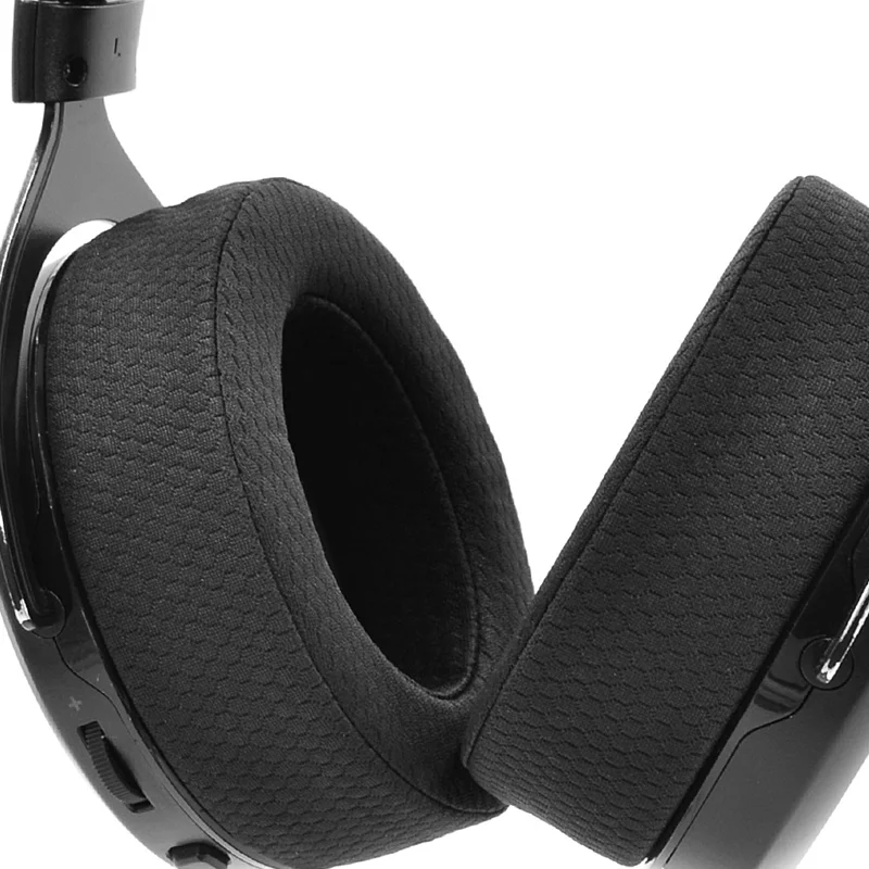 استبدال وسادات الأذن ل Corsair HS50Pro HS60Pro HS70Pro سماعة بطانة للأذن وسادة لينة اللمس الجلود الذاكرة الإسفنج رغوة غطاء
