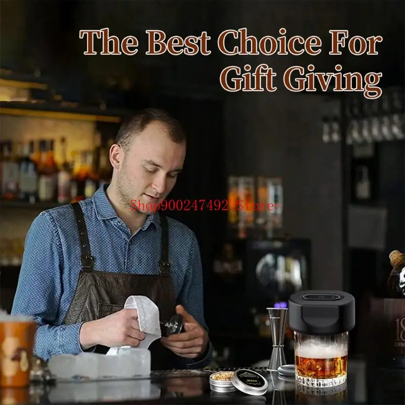 

Electronic Cocktail Smoker Kits Portable Electric Infuser with Chip