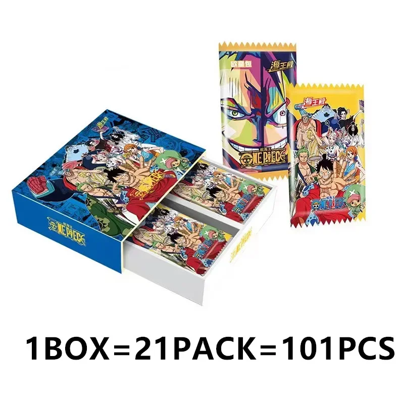 Carte da collezione One Piece Booster Box Anime TCG Cartas Tcg Rufy Zoro Sanji Nami Card per la famiglia Bambini Giocattoli di Natale