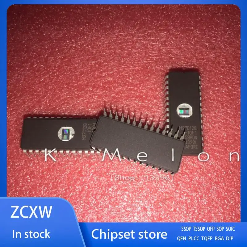 5PCS-10PCS/LOT     M27C128-10F1 M27C128 M27C128A-10F1 CDIP28